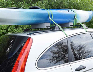 Malone Deluxe Kayak Carrier with Tie-Downs - Foam Block Style - 18" Long – Mesh Bag