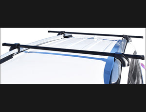 Malone SteelTop™ Roof Rack - Square Crossbars - Raised, Factory Side Rails - Steel - 50", 58" and 65"