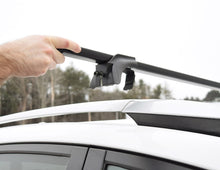 Load image into Gallery viewer, Malone SteelTop™ Roof Rack - Square Crossbars - Raised, Factory Side Rails - Steel - 50&quot;, 58&quot; and 65&quot;