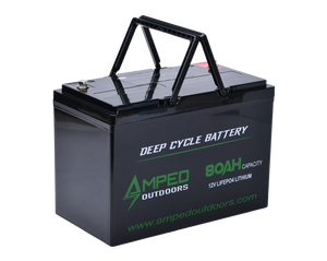 Amped Outdoors 80AH Lithium Battery LiFePO4
