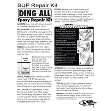 Load image into Gallery viewer, Ding All Super Stand Up Paddle Board (SUP) Epoxy Repair Kit with a Superior, Eco-Friendly and Non Yellowing Formula for Small to Medium Ding Repairs