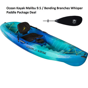 Ocean Kayak Malibu 9.5 / Bending Branches Whisper Paddle - Package Deal